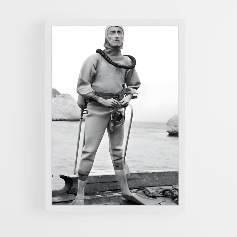 Poster Explorateur des Profondeurs – affiche Plongée sous-marine (vue 3)